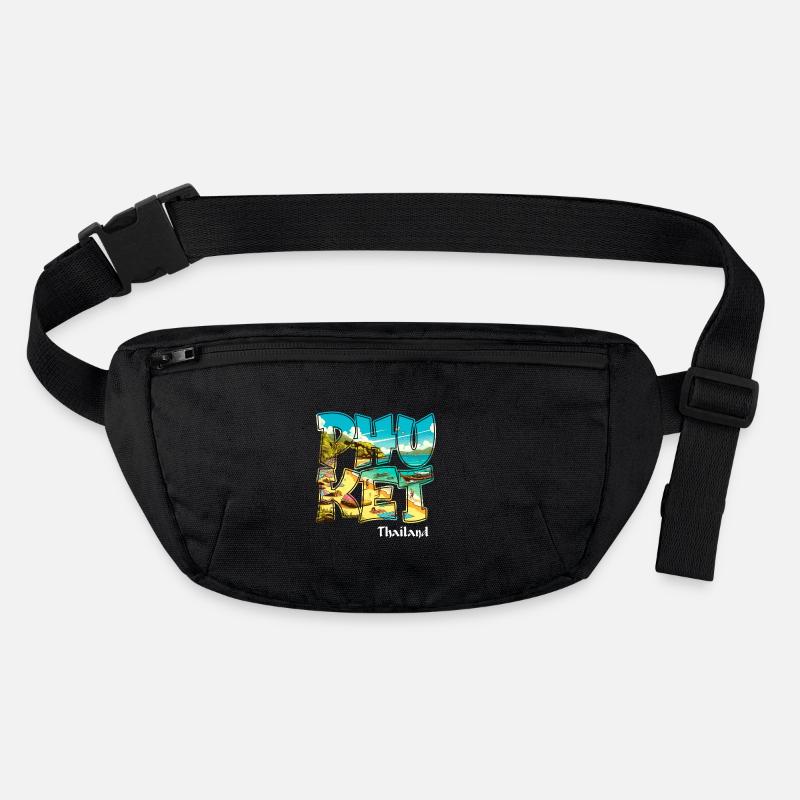 Phuket Thaïlande Plage Vacances Design Sac banane recyclé Stanley/Stella