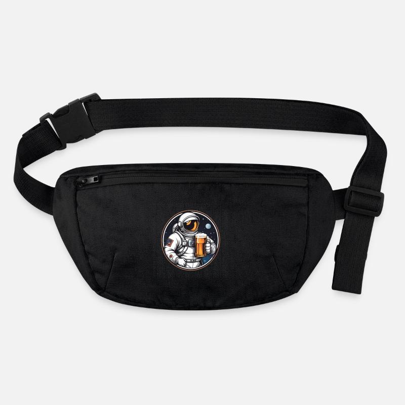 Astronaut with beer in space Stanley/Stella recycled Hip Bag 