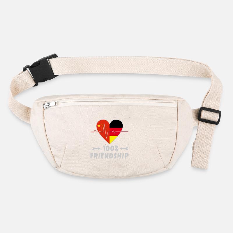 China and Germany 100% friendship Stanley/Stella recycled Hip Bag 