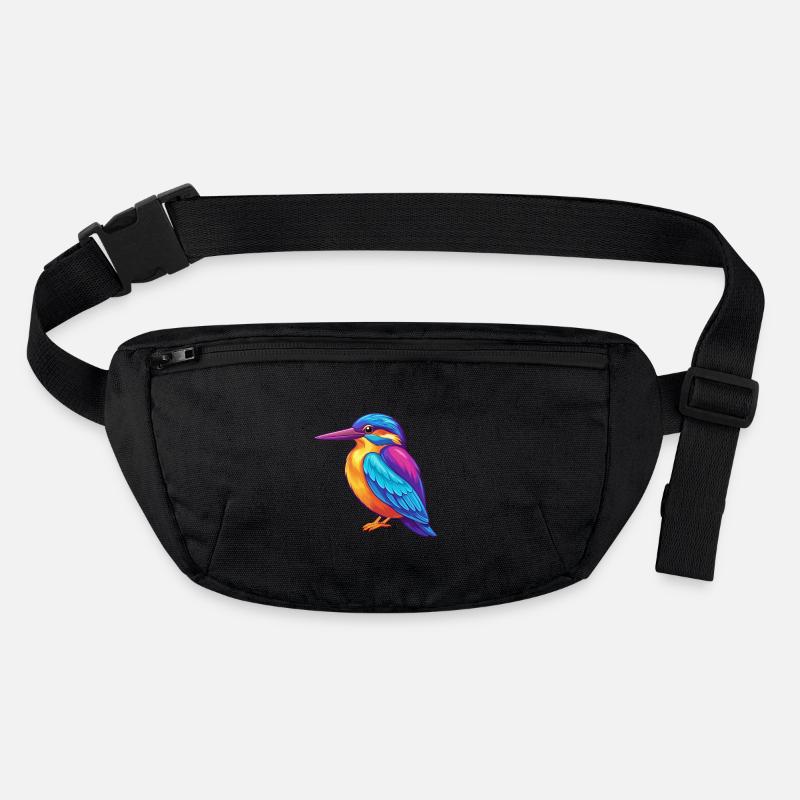 Eisvogel Bunte Kawaii Cartoon Figur Vogel Stanley/Stella recycelte Gürteltasche