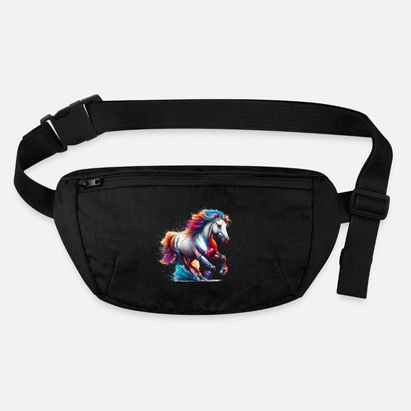 Pferd Stanley/Stella recycelte Gürteltasche