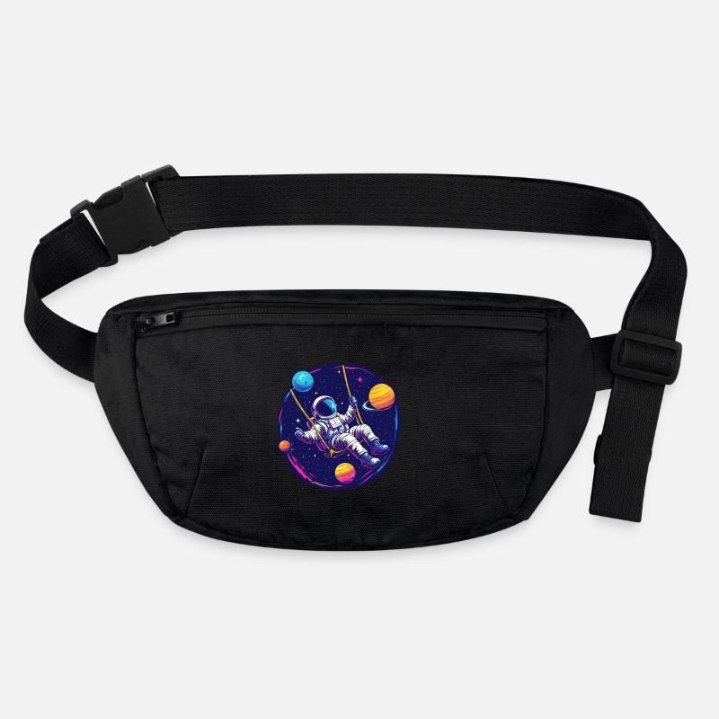Astronaute avec balançoire dans l’espace Sac banane recyclé Stanley/Stella