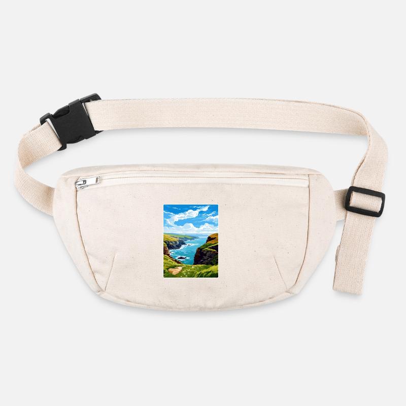 Boscastle Cornwall England Reiseposter Souvenir Stanley/Stella recycelte Gürteltasche