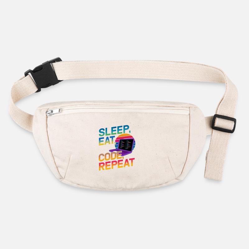 Sleep Eat Code Repeat Geschenk für Coder Stanley/Stella recycelte Gürteltasche