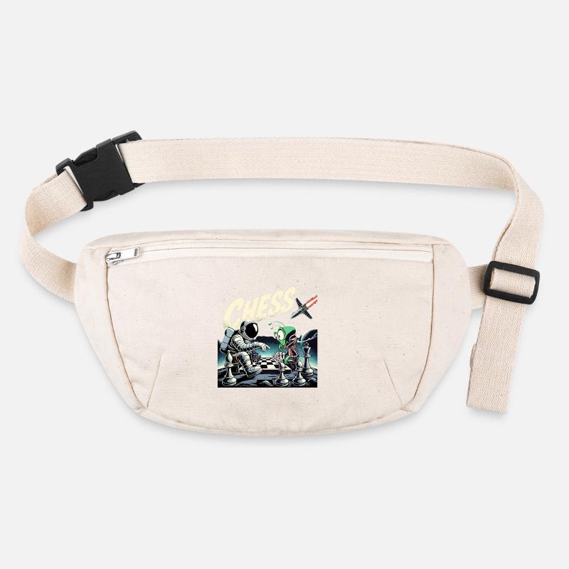Astronaut Alien Schach Rakete Universum Geschenk Stanley/Stella recycelte Gürteltasche