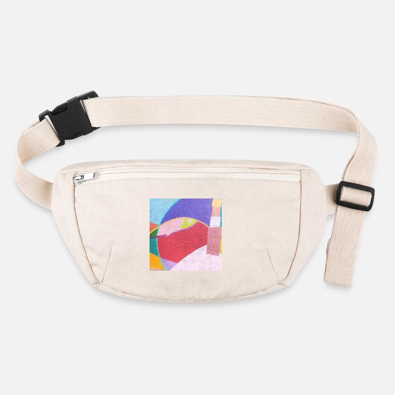 Bunte Wandmalereien Stanley/Stella recycelte Gürteltasche