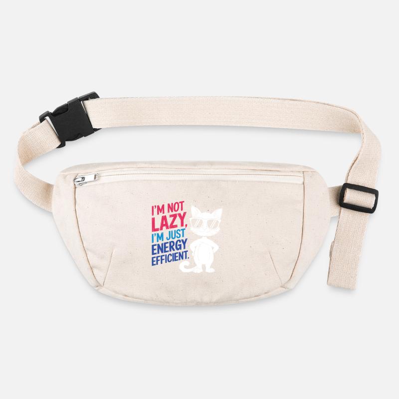 I'm Not Lazy, I'm Just Energy Efficient Stanley/Stella recycled Hip Bag 