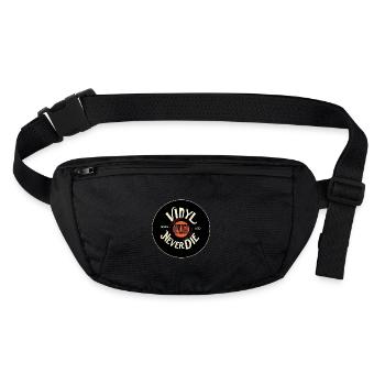 Vinyl Never Die - Stanley/Stella recycled Hip Bag  - black - Front