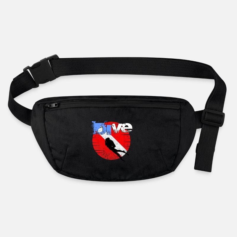 American Diver Down Flagge Stanley/Stella recycelte Gürteltasche