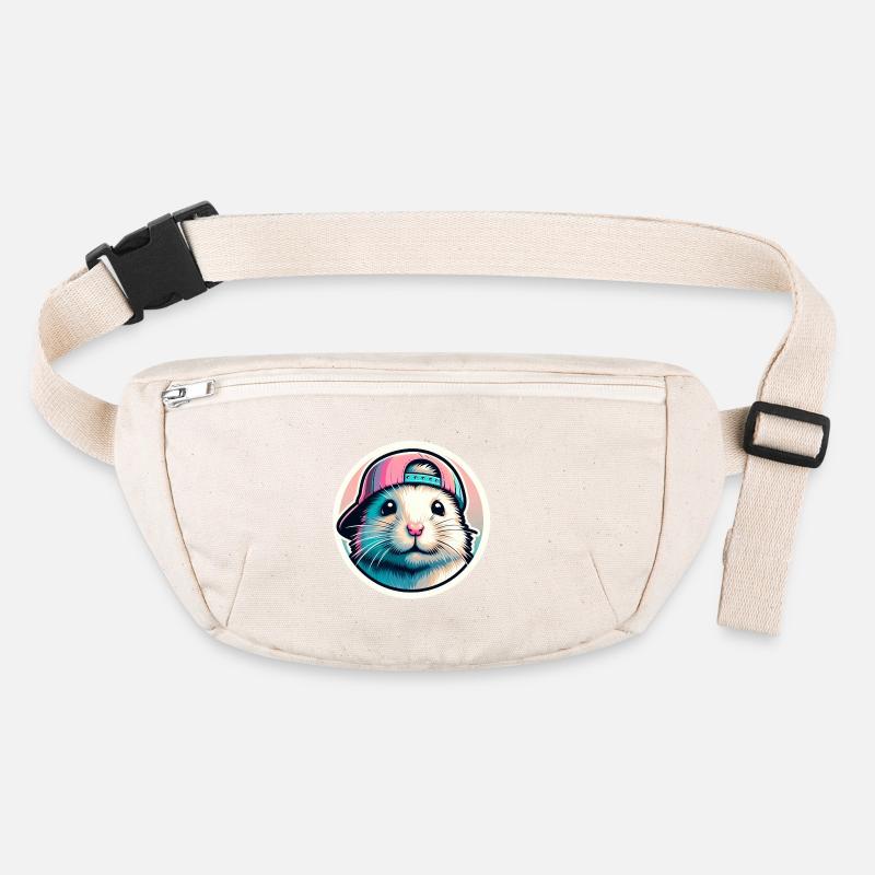 Hamster avec bonnet en pastel Sac banane recyclé Stanley/Stella