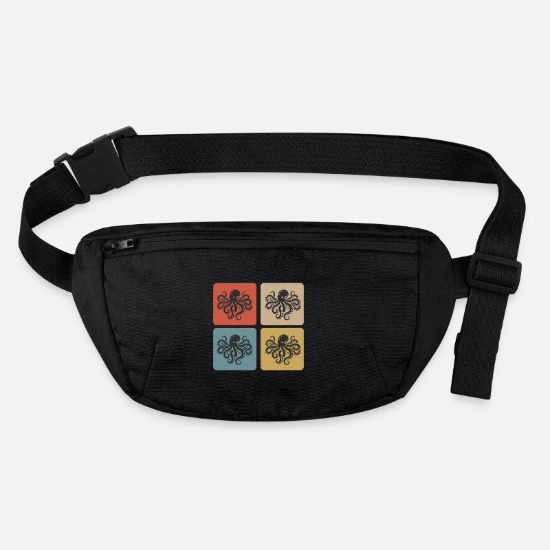 Oktopus Vintage Design Stanley/Stella recycelte Gürteltasche