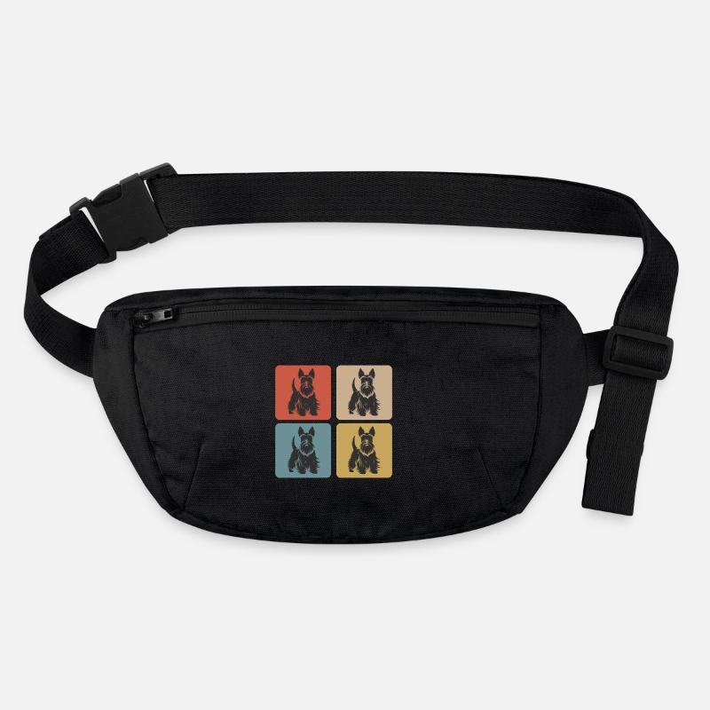 Scottish Terrier Vintage Design Stanley/Stella recycelte Gürteltasche