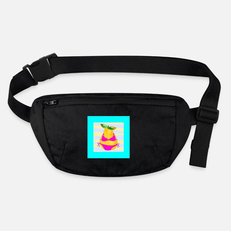 Funny Pear Shaped Body Bikini Summer Stanley/Stella recycled Hip Bag 