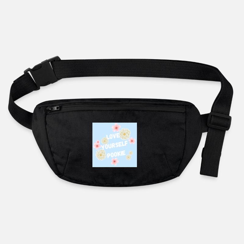 Liebe Dich Selbst Pookie Design Stanley/Stella recycelte Gürteltasche