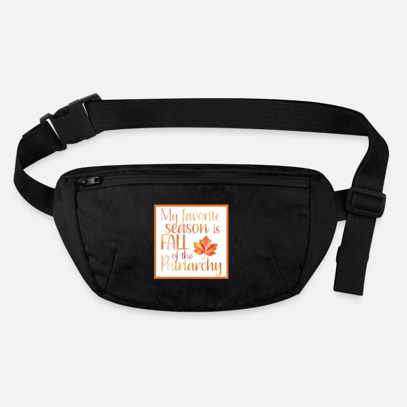 Saison préférée chute du patriarcat - affiche Sac banane recyclé Stanley/Stella