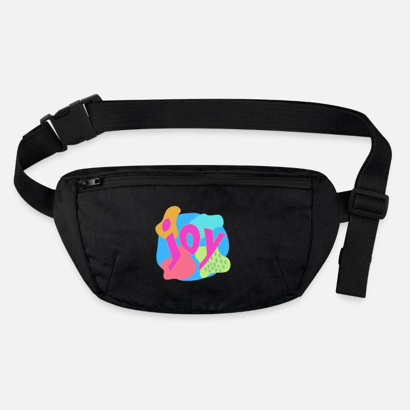 Vibrant Joy expression in pop art style Stanley/Stella recycled Hip Bag 