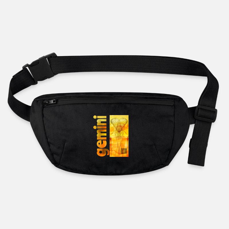 Signe du zodiaque Gémeaux Sac banane recyclé Stanley/Stella