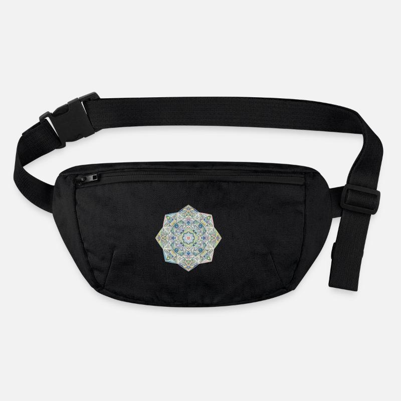 Geometric Mandala Pillow Design Stanley/Stella recycled Hip Bag 