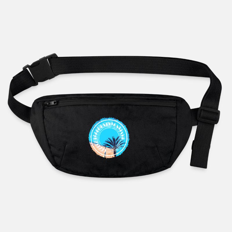 Paysage de plage tropicale Sac banane recyclé Stanley/Stella