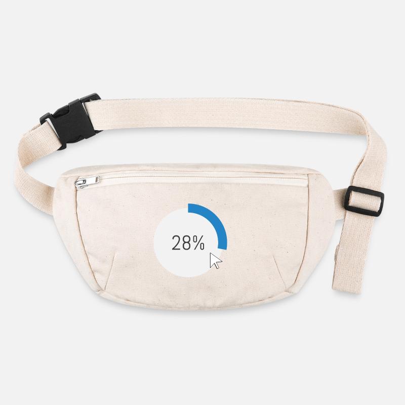 Blue Progress Ring IT Software PC Computer Stanley/Stella recycled Hip Bag 