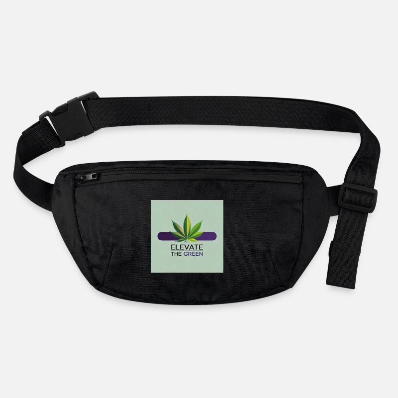 Elevate The Green Cannabis Leaf Stanley/Stella recycelte Gürteltasche