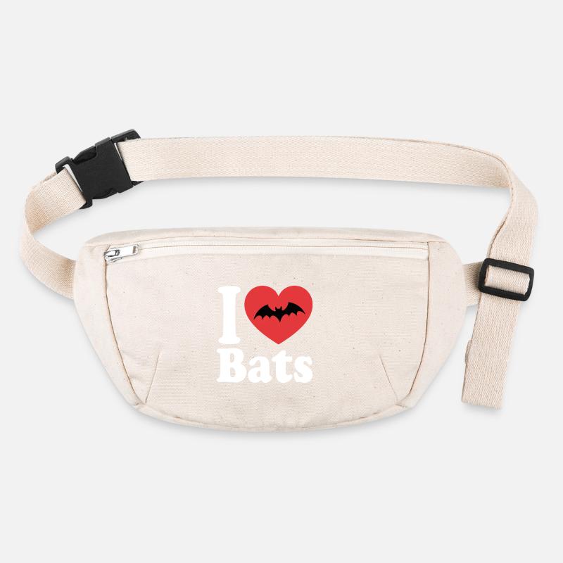 I Love Bats – Bat Lover Stanley/Stella recycled Hip Bag 