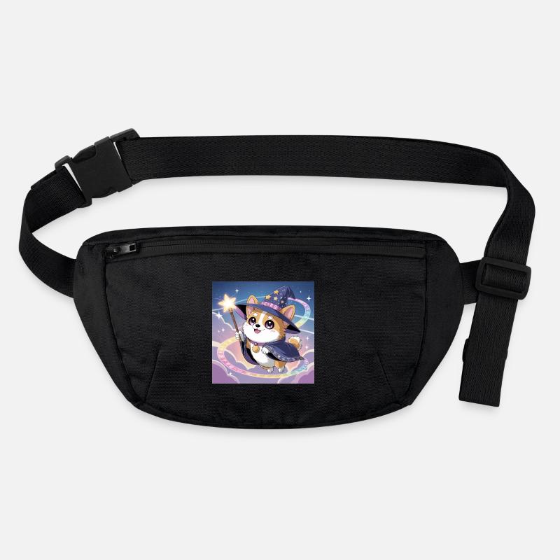 Mystischer Corgi Stanley/Stella recycelte Gürteltasche