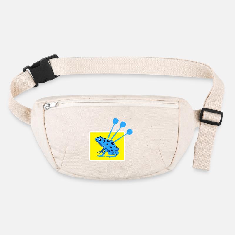 Lustiges DARTS und PFEILGIFTFROSCH Design Stanley/Stella recycelte Gürteltasche