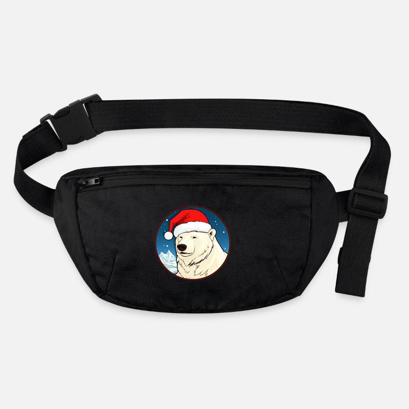 Ours polaires de Noël Sac banane recyclé Stanley/Stella
