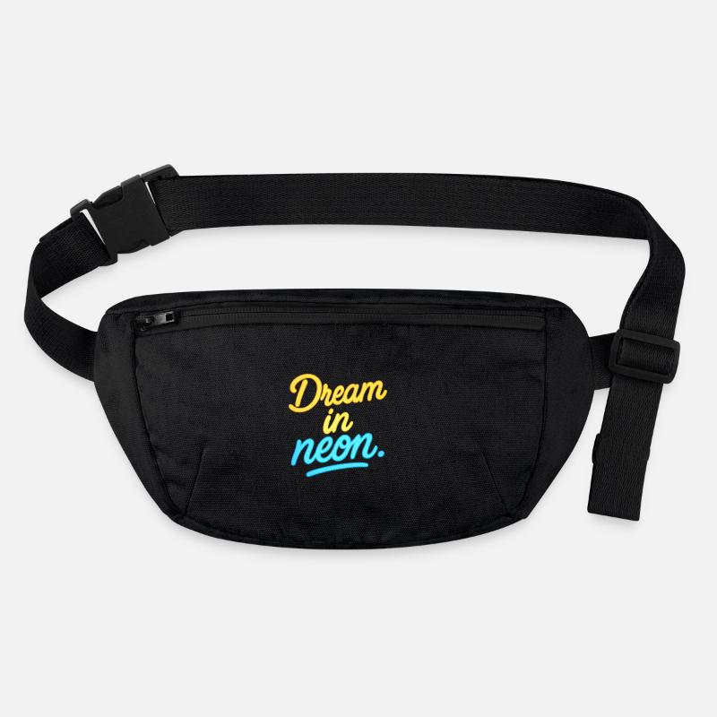 Dream in neon light Stanley/Stella recycled Hip Bag 