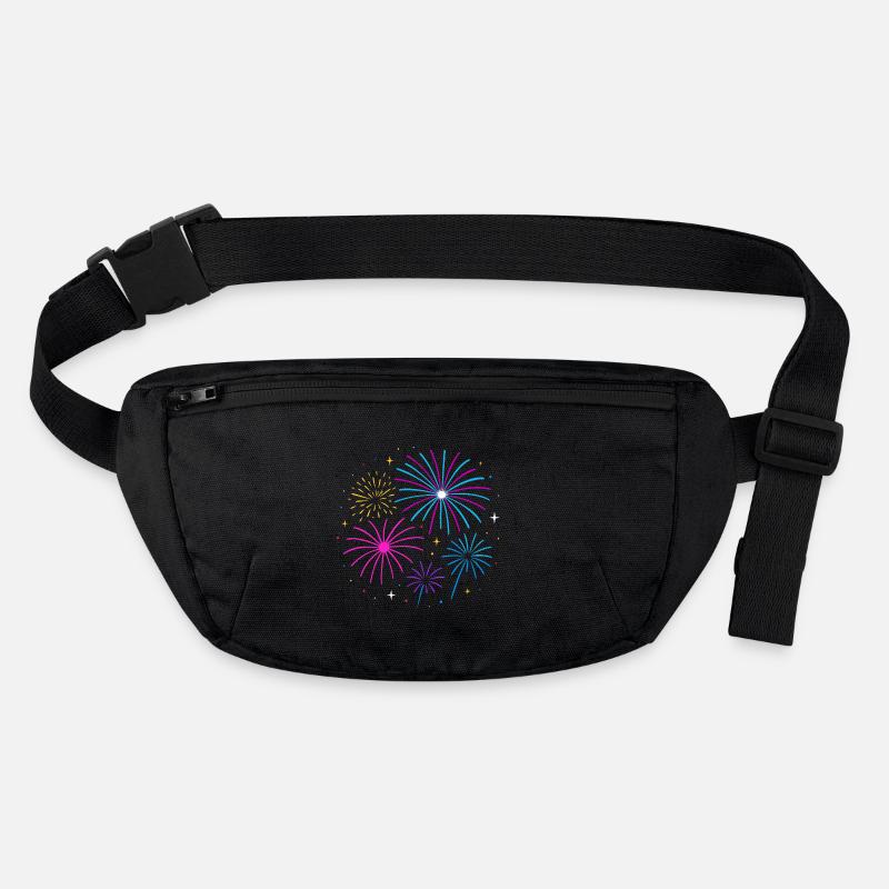 Feux d’artifice Conception du Nouvel An – Bonne année Sac banane recyclé Stanley/Stella
