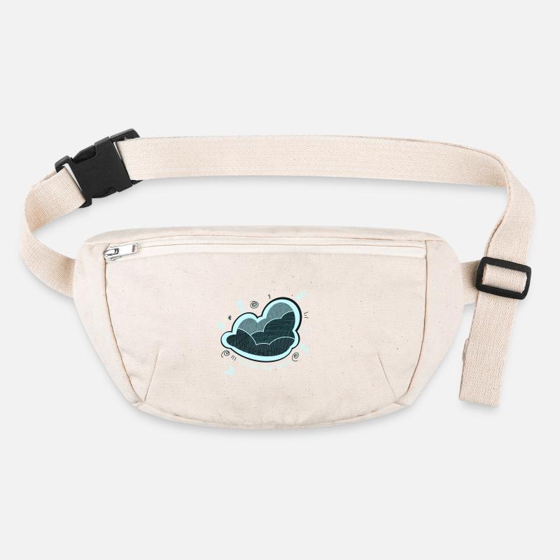 Cloud, emotion, angry Stanley/Stella recycled Hip Bag 