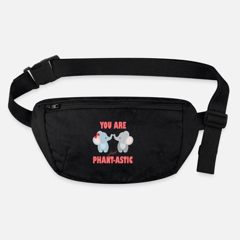 Ihr seid phantastische Elefanten Stanley/Stella recycelte Gürteltasche