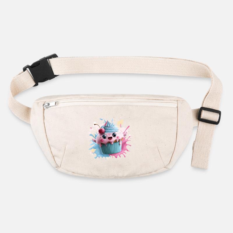 Éclaboussure de cupcakes Kawaii avec cerise Sac banane recyclé Stanley/Stella
