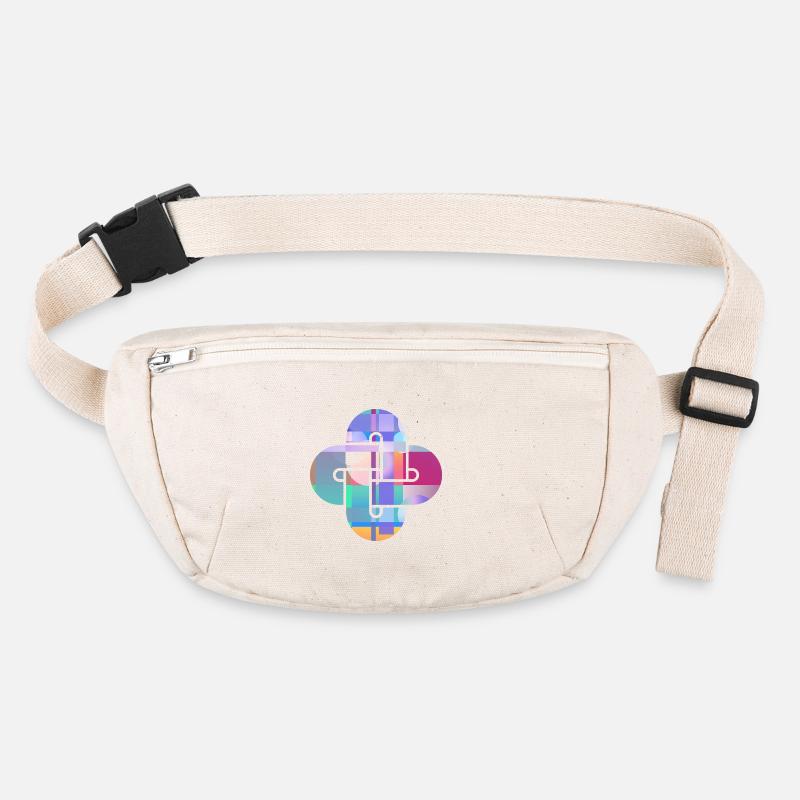 Mosaic Cloud Cross Stanley/Stella recycled Hip Bag 