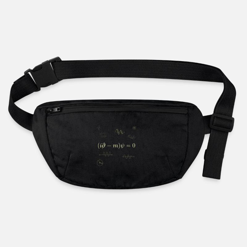 Quantum equation - Stanley/Stella recycled Hip Bag  - black