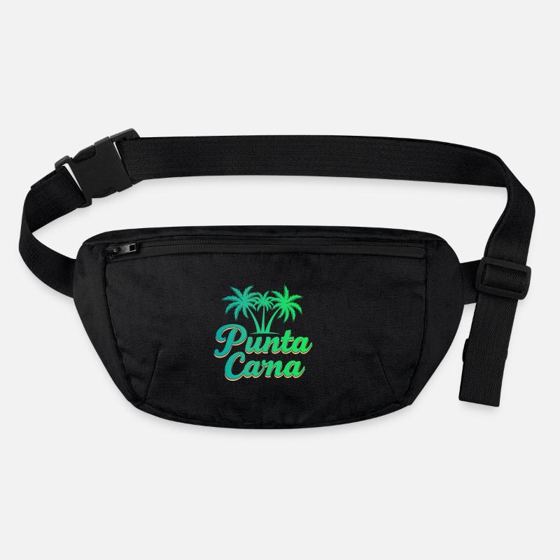 Punta Cana Caribbean Vacation with Palm Trees Stanley/Stella recycled Hip Bag 