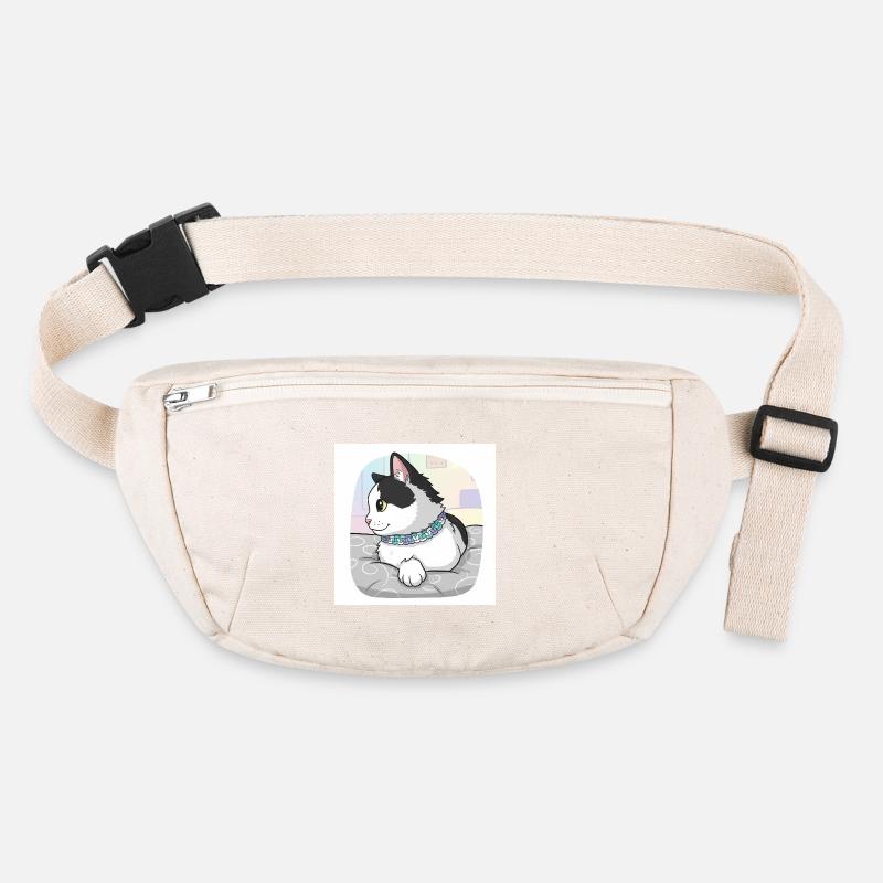 Chat avec un collier pastel Sac banane recyclé Stanley/Stella