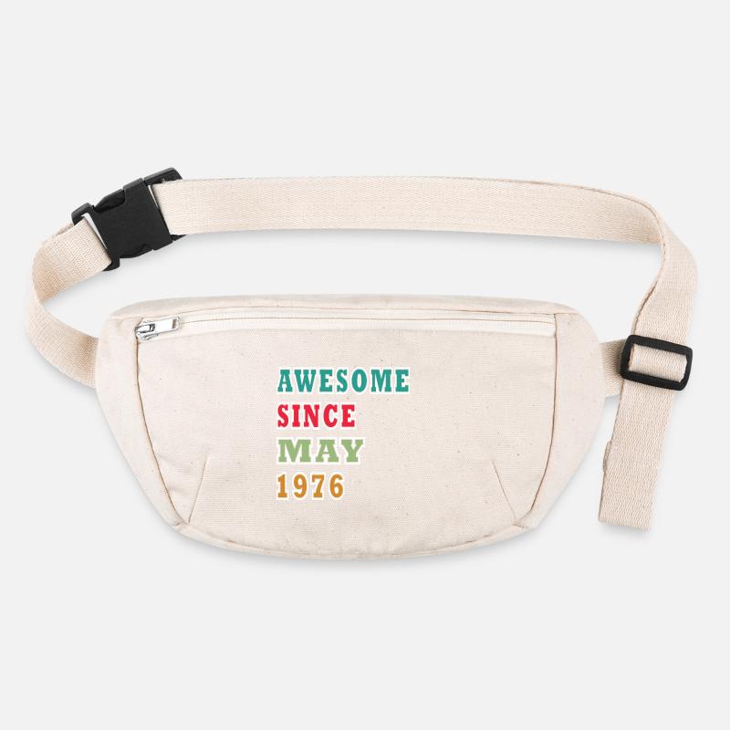 Birthday May 1976 Stanley/Stella recycled Hip Bag 