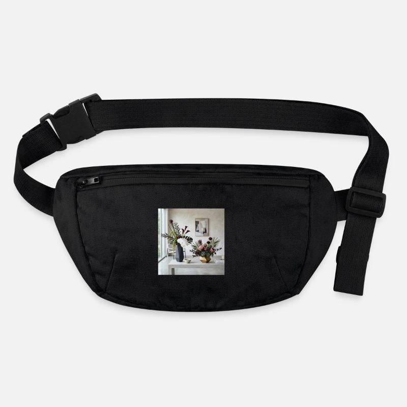 Geometric Blossoms Vases - Modern Art Stanley/Stella recycled Hip Bag 