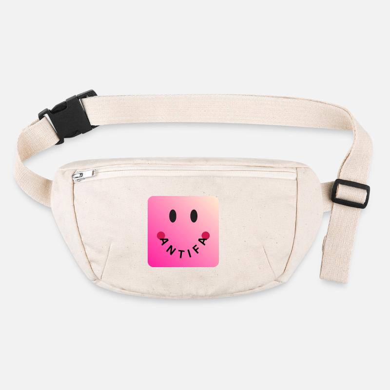 Friendly Antifa Pink | Faute de frappe de Gradient Smile Sac banane recyclé Stanley/Stella