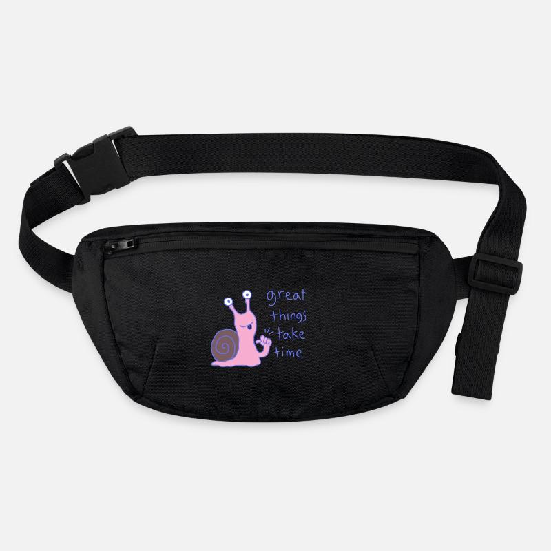 Große Dinge brauchen Zeit Stanley/Stella recycelte Gürteltasche
