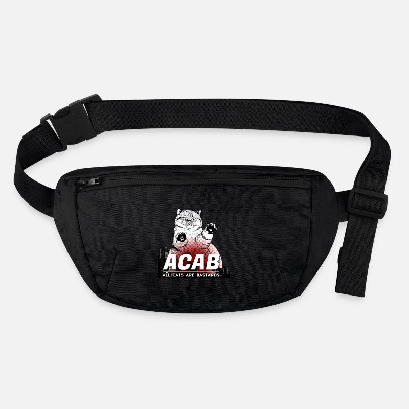 Tous les chats sont des bâtards - ACAB Sac banane recyclé Stanley/Stella