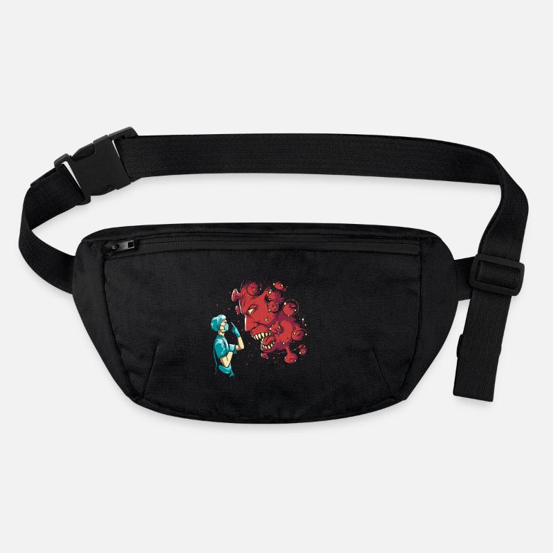 Caregiver against virus Corona heroes Stanley/Stella recycled Hip Bag 