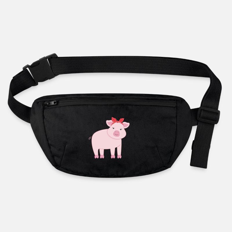 Pig pigs Stanley/Stella recycled Hip Bag 