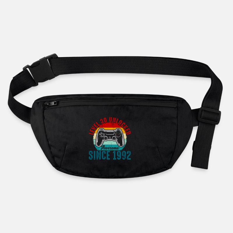 Level 30 Entsperrtes Retro-Controller-Tee Stanley/Stella recycelte Gürteltasche