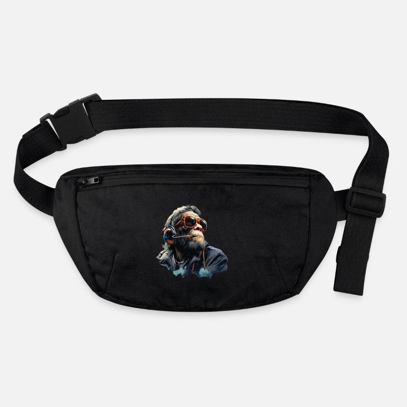 Gamer Chimp avec casque Sac banane recyclé Stanley/Stella