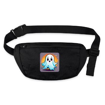 Cute little bogeyman - Stanley/Stella recycled Hip Bag  - black - Front