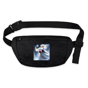 Merry Christmas #3 - Stanley/Stella recycled Hip Bag  - black - Front