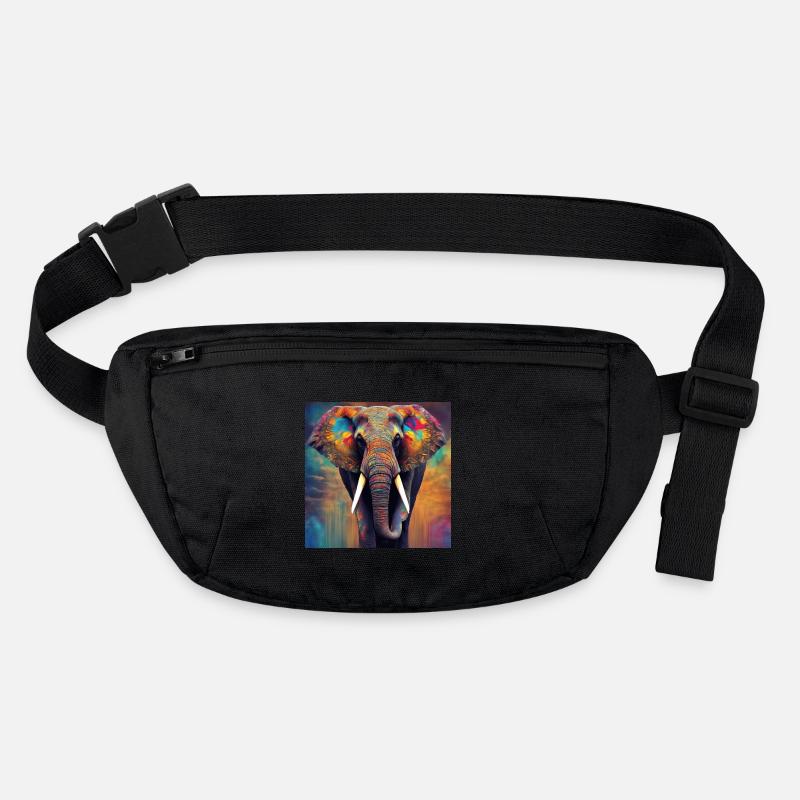 Colorful Elephant Stanley/Stella recycled Hip Bag 